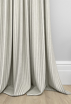 Emily Bond Oscar Stripe, Pebble - Made to Measure Curtains